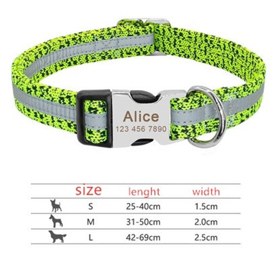Dog Collar Pet Tag