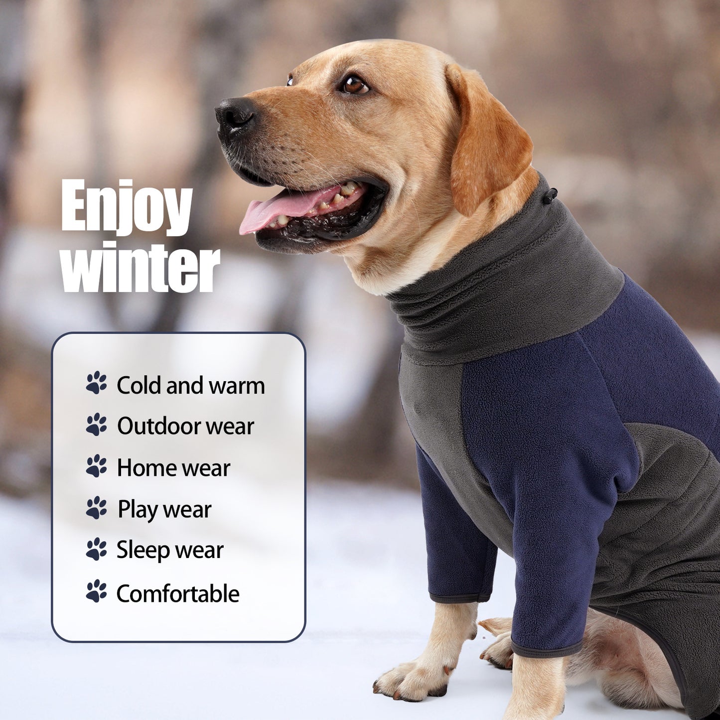 Dog Clothes Cold Proof