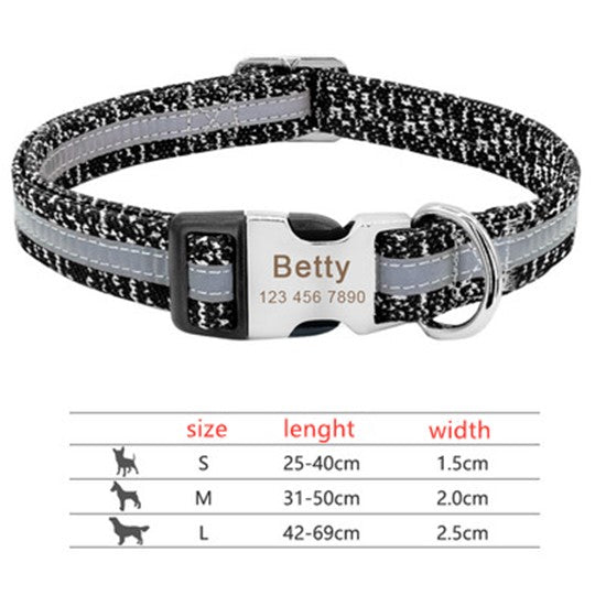 Dog Collar Pet Tag