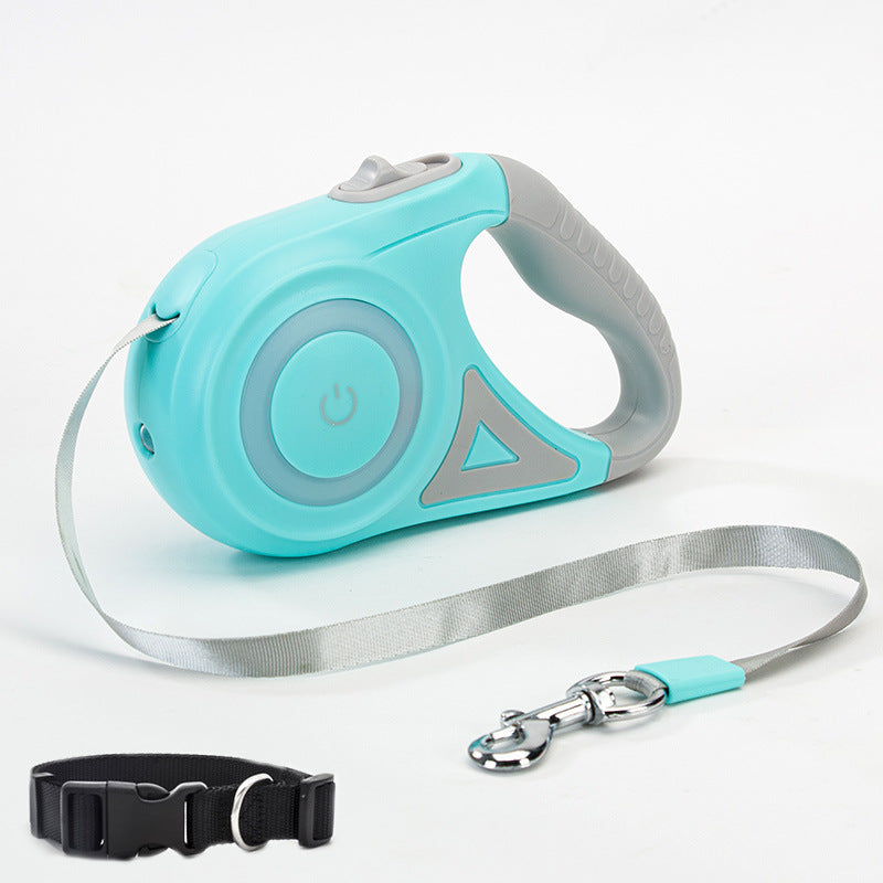 Dog Leash Retractable And Collar