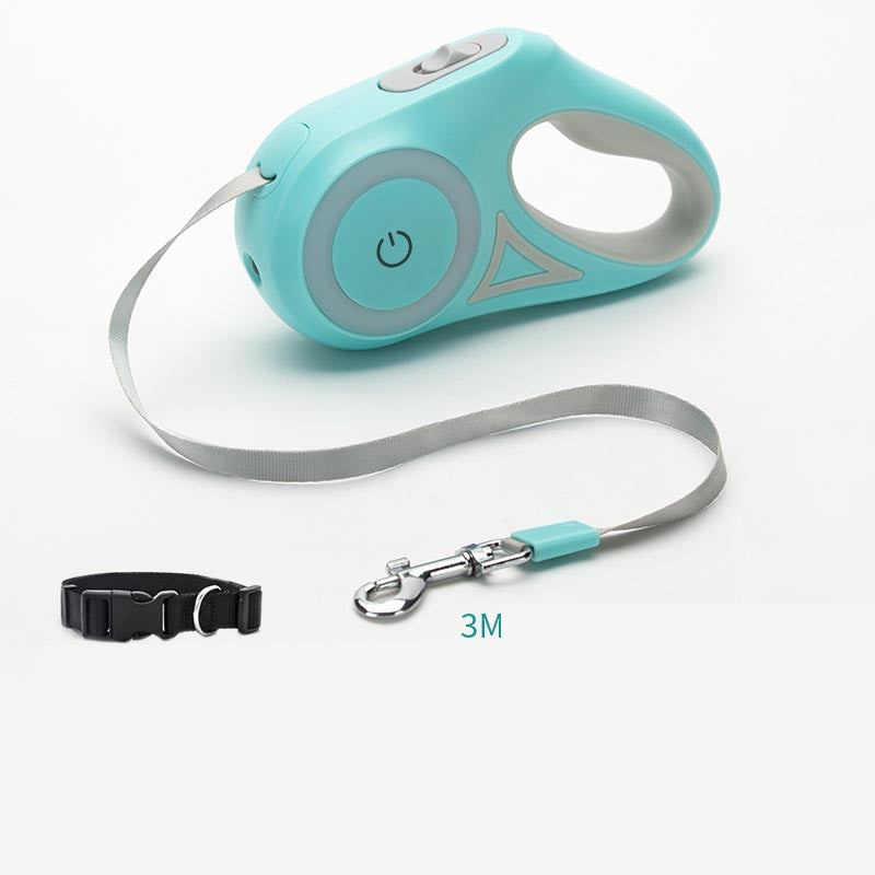 Dog Leash Retractable And Collar