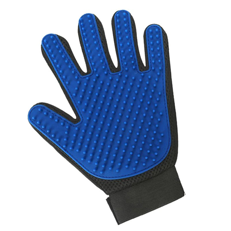 Pet grooming glove