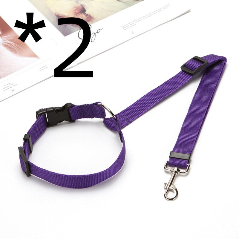 Pet Car Rear Seat Safety Belt