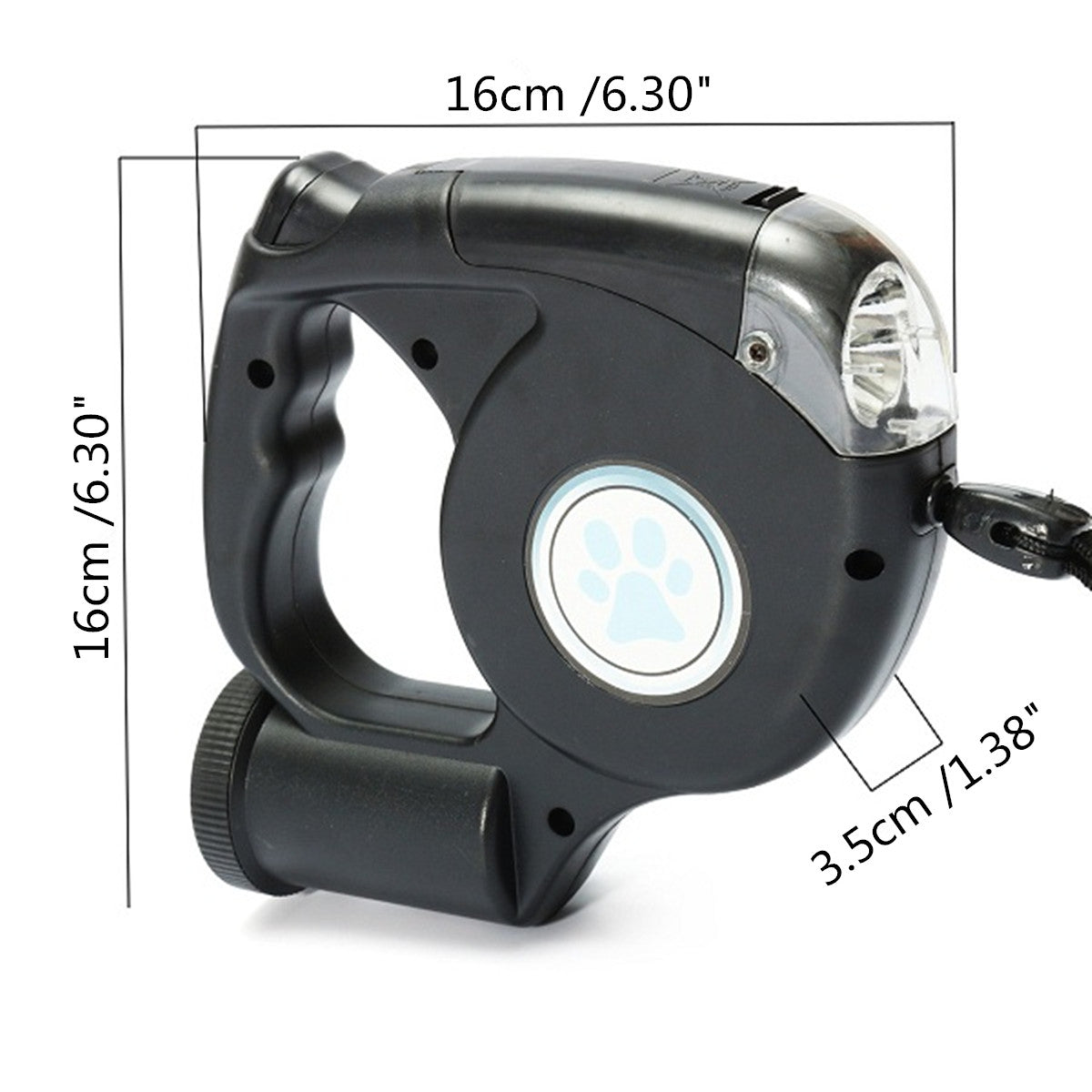 Retractable Dog Leash With Torch