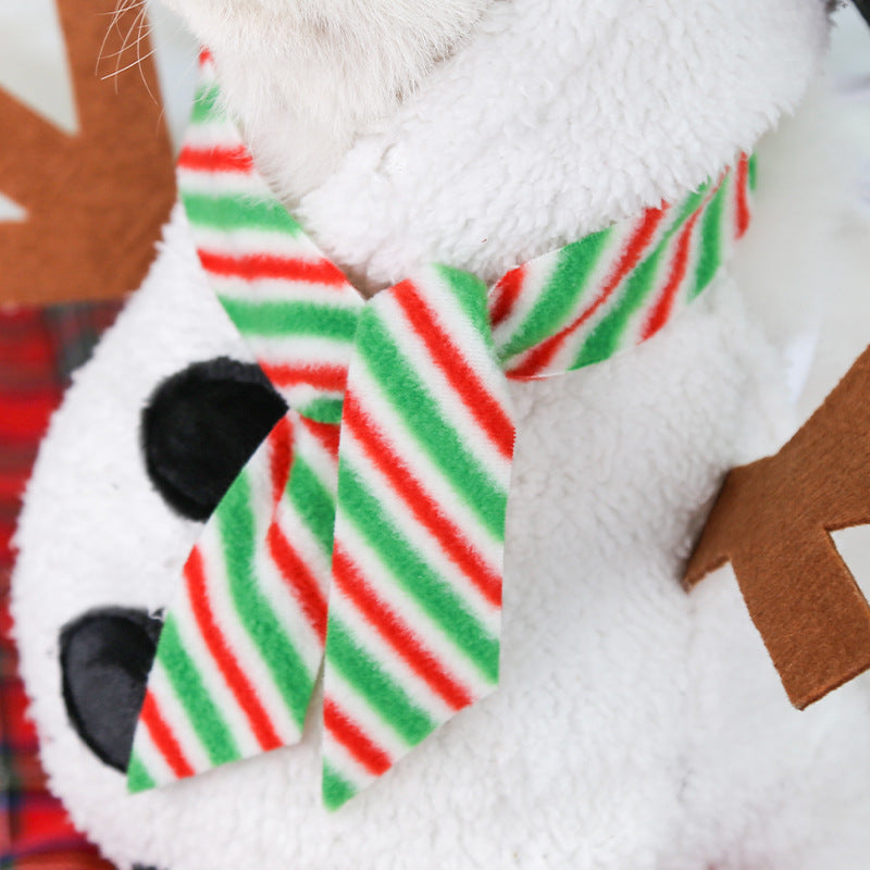 Christmas Pet Clothes Standing Snowman