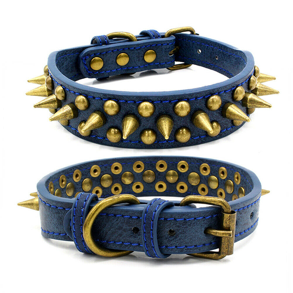 Retro Studded Leather Collar