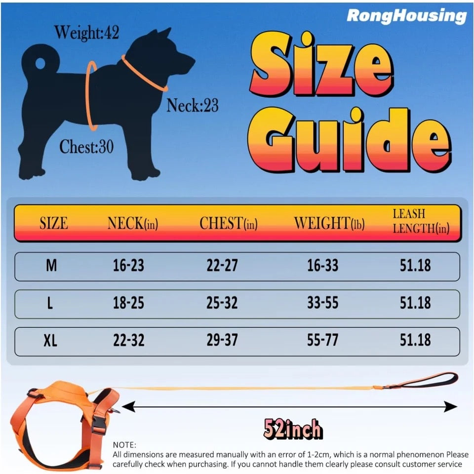 Dog Harness With Leash