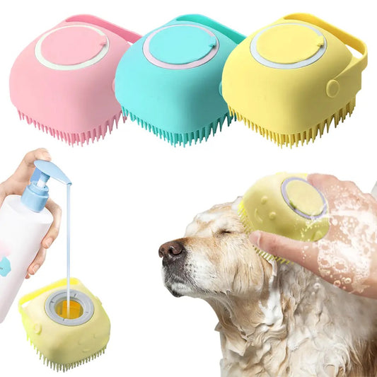 Shampoo Dispensing Soft Brush