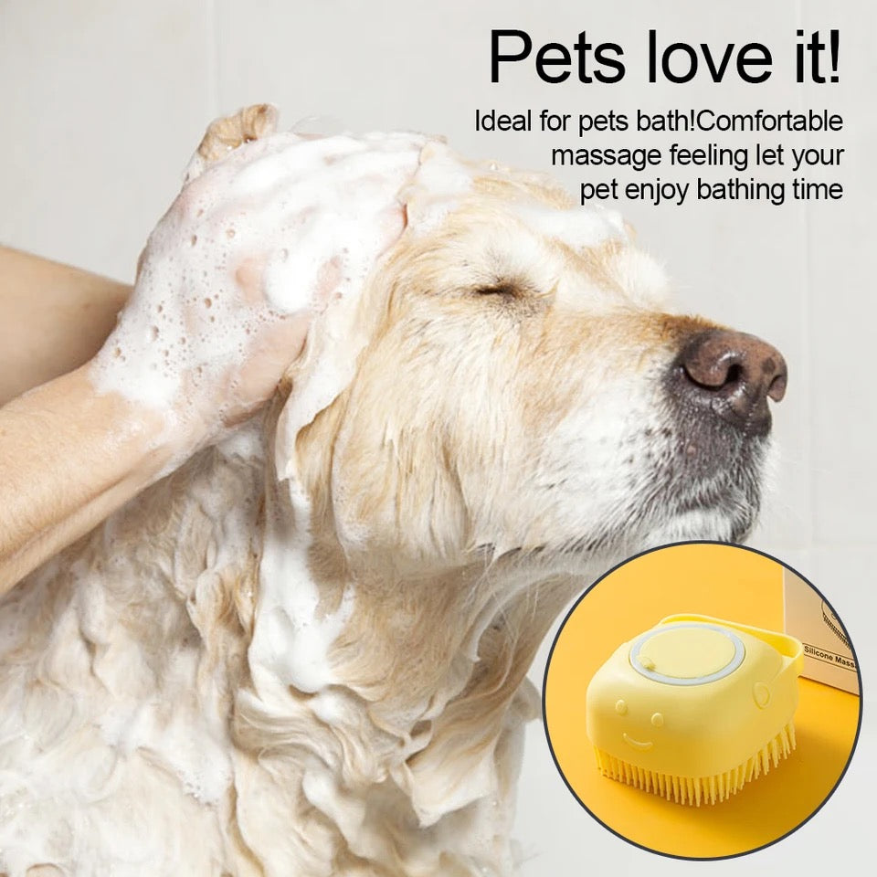 Shampoo Dispensing Soft Brush