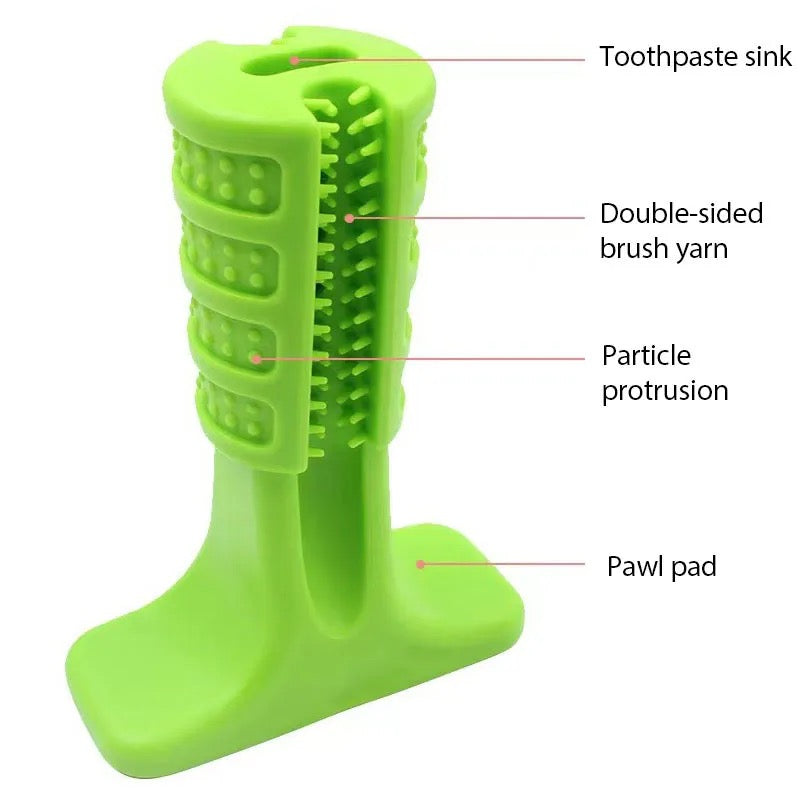 Rubber Dog Toothbrush