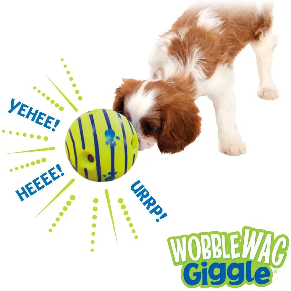 WOBBLE WAG Giggle Ball