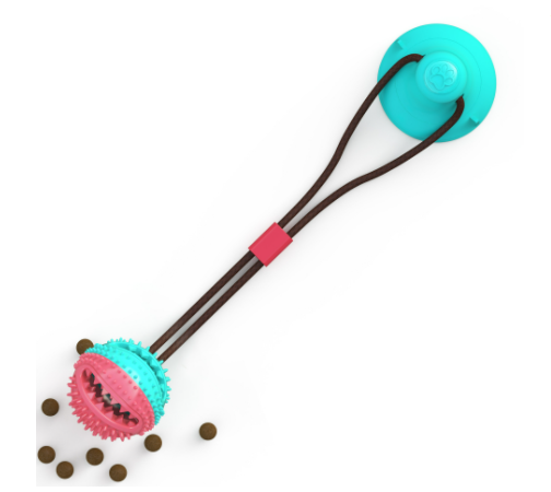 Suction Pull String Dog Toy