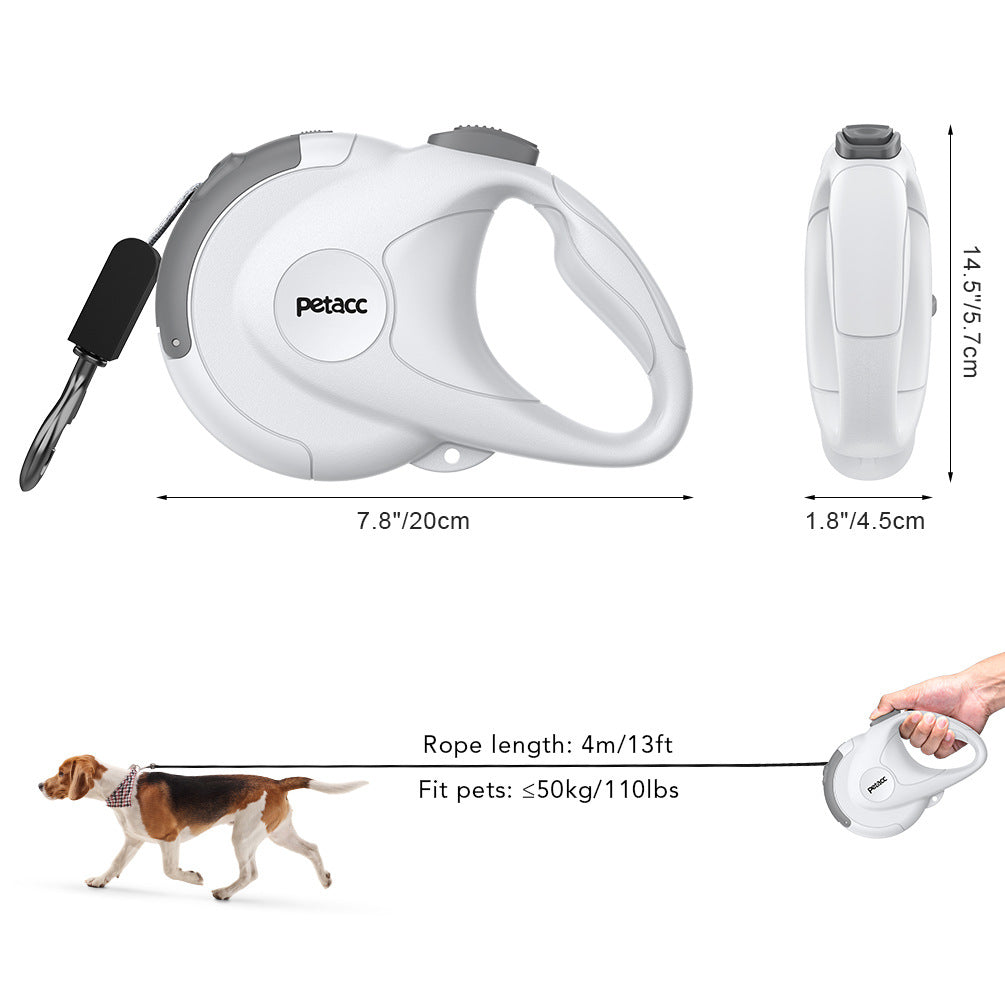 Retractable Reflective Dog Lead