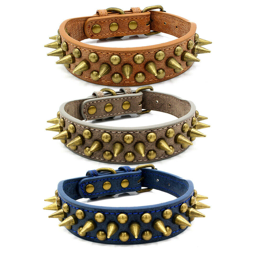 Retro Studded Leather Collar