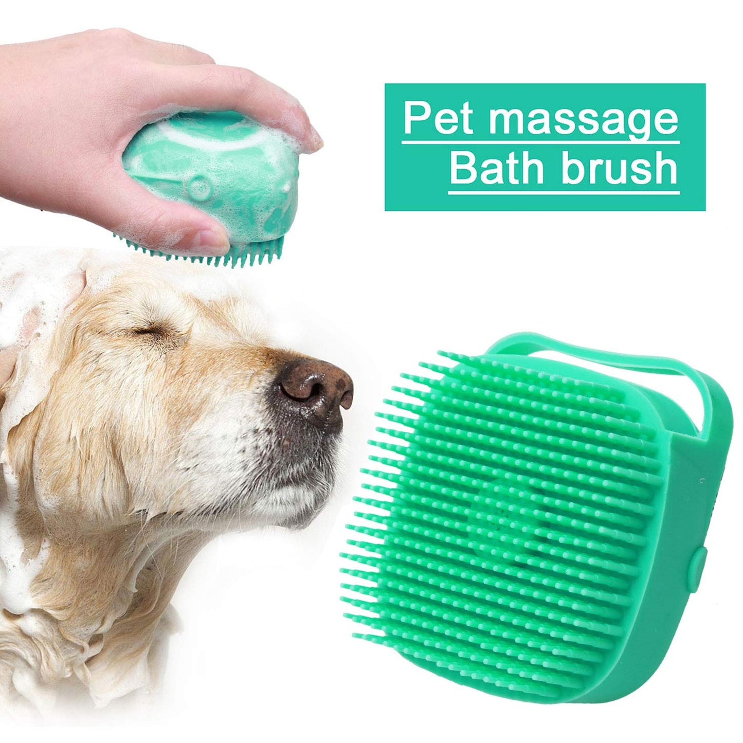 Pet Shampoo Massaging Brush