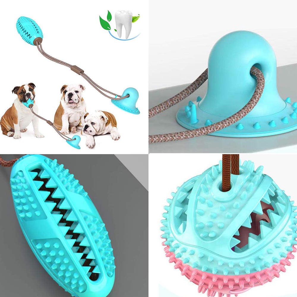 Suction Pull String Dog Toy