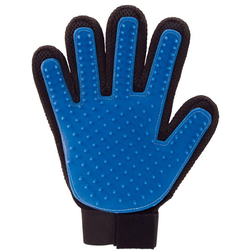 Pet grooming glove