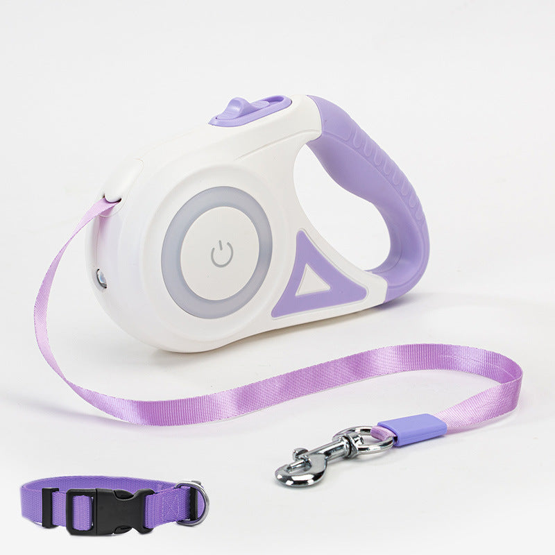 Dog Leash Retractable And Collar