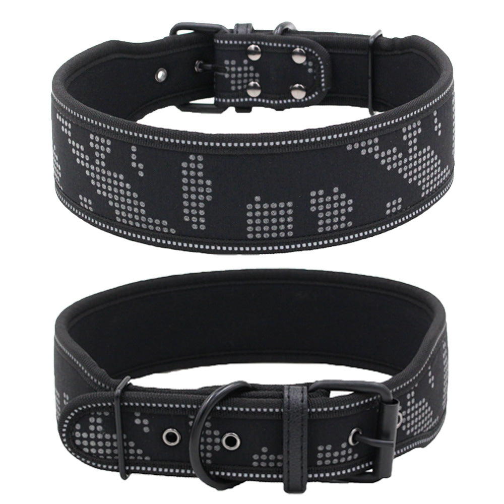 Reflective Camouflage Dog Collar