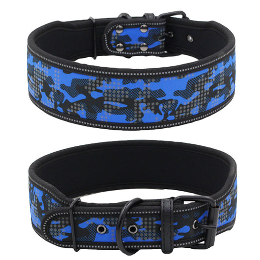 Reflective Camouflage Dog Collar